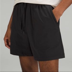 Lululemon Bowline shorts in black, size Large. 5 inch inseam
